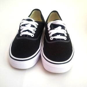 Van's  aunthentic core classics size 9.0 and 10.5 in womens black sneakers